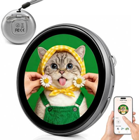 Gamegaga H01 Écran tactile IPS 1,85 pouces BT5.4 Moniteur selfie magnétique Badge intelligent Personnalisable GIF Anime Cosplay Pin numérique portable