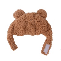 Chapeau mignon ours pour chat, couvre-chef pour chaton, chiot, chapeau chaud pour chat, produit pour animaux de compagnie, accessoires pour chats