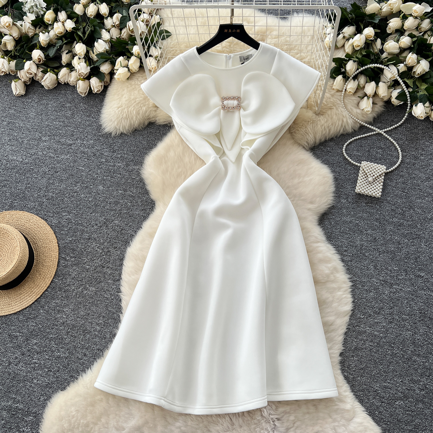 knee length dresses for ladies Summer Women Casual Midi Tunic Dress Cotton  Sleeveless Plus Size A