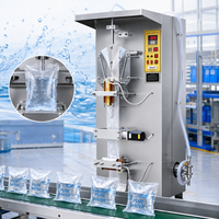 Macchina Automatica per Riempimento e Sigillatura di Sacchetti Liquidi, Volume Regolabile 50-500ml, 220V, Attrezzatura Elettrica per Confezionamento di Acqua e Succhi