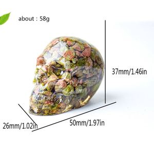 Natural Crystal Chip Resin Figurine - Gothic Home & Desktop Decor Ornament - Product Image 4