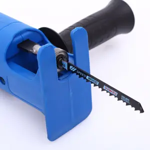 Portable Reciprocating Saw Adapter Electric Drill Modified Electric JigSaw Power Tool Wood Cutter Machine Attachment with Blades