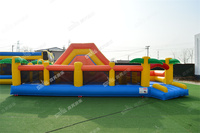 Trampoline gonflable en forme de cocotier, structure de jeu pour enfants, grand toboggan sec, matériau PVC, certifié EN14960