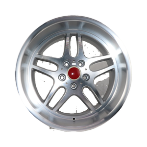 Llanta de rueda de aleación de plata cóncava de labio profundo de 17-18 pulgadas escalonada 5 agujeros 5X120 Compatible con M3 M5 E60 coches antiguos para <span class=keywords><strong>BMW</strong></span> Ready <span class=keywords><strong>Stock</strong></span> - Product Image 5