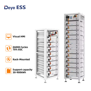 Deye BOS-G Lifepo4 paket baterai HV, 51.2V 100AH rak terpasang 20kW 30kW 40KW 50kW Area tanpa baterai surya - Product Image 3