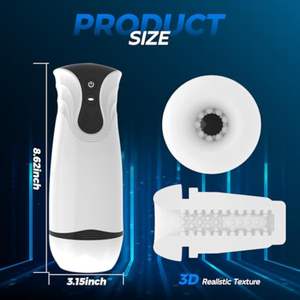 Bomba de herramientas grande Penisen, masturbador masculino automático, juguetes silenciosos para adultos para parejas, ropa interior de empuje, masturbación para hombres - Product Image 4