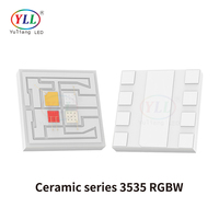 LED SMD RGBW 3535 de Alta Potencia con Excelente Disipación de Calor, Superficie Plana de Cerámica, 4W 350mA 140 °   Luz de Fotografía de Ángulo Amplio