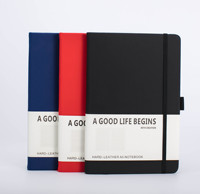 Journal de couverture en tissu de lin à couverture rigide personnalisé A5 agenda quotidien d'auto-amélioration feuille d'or carnet de mode