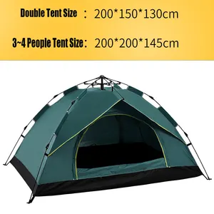 Family Camping Tent Suitable For 3-5 People Easy Instant Set Up Portable Backpacking Tents For Sun Shelter Travelling Hiking