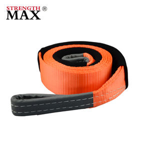 JINLI OEM 17600lbs Sangle de remorquage <span class=keywords><strong>3</strong></span> "X 20m Polyester Treuil Extension Sangle Arbre Camion Protecteur Sangle Snatch Sangle Égaliseur Sangle - Product Image 6