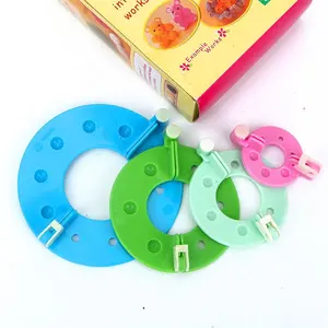 Di alta qualità fai da te Craft ABS Pom Pom Pom Maker maglieria telaio Set 4 taglie all'ingrosso per filati per indumenti e pon Ball Maker - Product Image 1