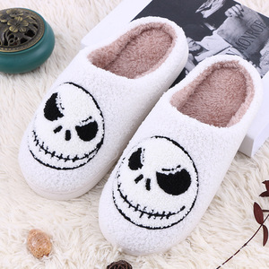 Premium TPR Sole Women's <b>Halloween</b> for <b>Slippers</b> New Design with Closed Toe Plush Lining for Autumn Winter Reasonable Price - Product Image 4