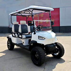 Carrito de Golf Eléctrico Personalizado por el Fabricante, Kit de Elevación con Marco de Aluminio, Neumáticos para Carretera, Aprobado por CE, Buggy Turístico de Nueva Energía 48V - Product Image 1