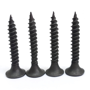 Tornillo para paneles de yeso con cabeza de trompeta y rosca gruesa, con acabado de fosfato negro, para estructuras de madera. - Product Image 5