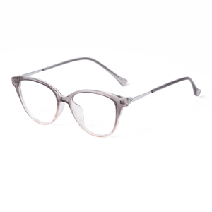 <span class=keywords><strong>Lunettes</strong></span> anti-lumière bleue œil de chat tendance ADE WU PSTY86110M pour femme, monture noire, branches métalliques, verres bloquant la lumière bleue, vente en gros - Product Image 5