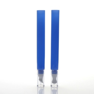 Tube cosmétique en plastique bleu personnalisé de 10 ml et 20 ml pour crème pour les yeux et gloss à lèvres, emballage imprimé en usine - Product Image 1