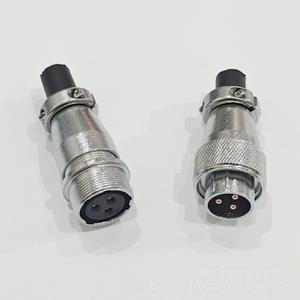 ปลั๊กและเต้ารับการบิน Ws20 แบบ 2 ถึง 15 พิน ผลิตจากโลหะผสมสังกะสี ชุบโครเมียม ชุบทองแดง - Product Image 3