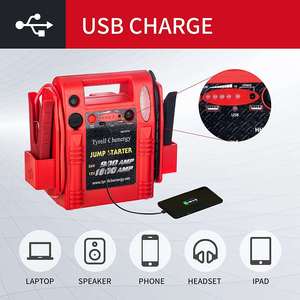 12V 24V démarreur de saut 18000mAh batterie au plomb <span class=keywords><strong>booster</strong></span> voiture outil d'urgence démarreur de saut 12V camion démarreur auto - Product Image 5