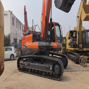 Excavadora de cadenas Doosan DX340 usada con motor original de 256 hp y cilindrada de 7.64 litros para minería y construcción. - Product Image 6