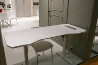 Bureau de levage intelligent électrique assis debout conception de table d'ordinateur MDF bureau d'ordinateur de jeu enduit de poudre en forme de L