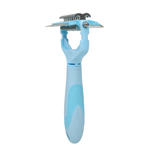 Pettine 3-in-1 Ecologico in Plastica per Toelettatura Animali, <span class=keywords><strong>Spazzola</strong></span> Multifunzione per Rimozione Peli di Cani e Gatti, Pettine per <span class=keywords><strong>Pelo</strong></span> Liscio e Fluttuante - Product Image 6