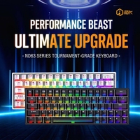 Clavier mécanique magnétique de jeu IROK ND63 Max ND63 Ultra ND68 Pro, disposition 60 %, RT0.001mm, 8K, latence 0.125ms, clavier gamer filaire