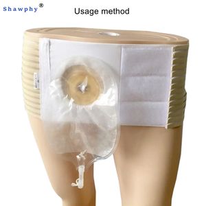 Shawphy Certificado CE Grado médico Agujero Tamaño 80mm Ileostomía Cuidado DE LA PIEL Estoma Soporte <span class=keywords><strong>Hernia</strong></span> Cinturón Colostomía Ostomía Cinturón abdominal - Product Image 3