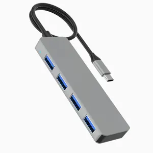 USB3.0 호환 가능한 4IN1 USB-A 허브 2023-2016 맥 북 프로 13/14/15/16, 뉴 맥, 크롬 북, 기타