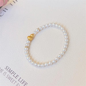 Pulsera de Plata de Ley S925 con Cierre de Rosca y Perlas de Agua Dulce de 4-5 mm, Diseño de Calabaza, para Mujer, de Zhuji Premium Exquisite - Product Image 4