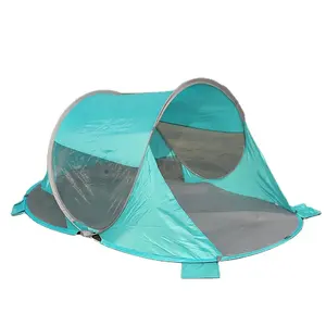WOW 200 centímetros Verão Outdoor Camping Pop Up Dobrável Duplo Grande Sun Shelter UV-Resist Tenda Crianças Adulto Areia Praia Tenda