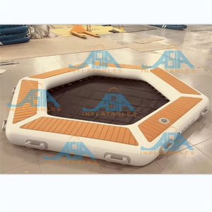 Beliebte aufblasbare Schwimmplattform: Freizeit-Wasserfloß, Schwimmplattform, schwimmender Ponton-Dock für Seen - Product Image 5