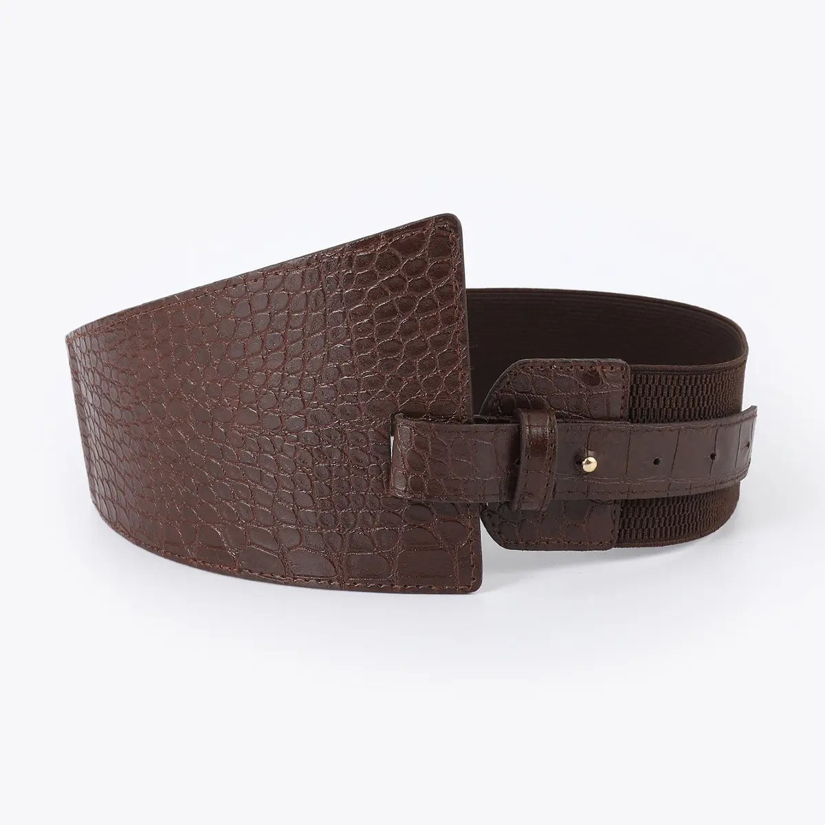 Worden-033 2022 Nieuwe Ontwerp Unieke Vrouwen Luxe Riem Elastische Brede Stretchy Jurk Dames Riem