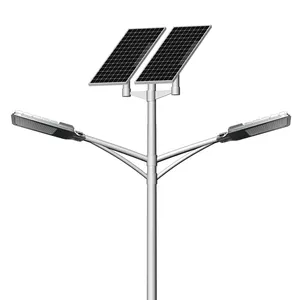 PHOEBUS太陽電池パネル分離ランプモーションセンサー付きソーラー街路灯30W-120WハイパワールーメンIP66定格防水