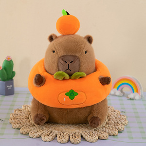 Peluche de Capibara Adorable y de Moda, Relleno de Algodón PP Súper Suave, Amuleto de la Suerte, Regalo de Cumpleaños para Niños, Venta al por Mayor - Product Image 2