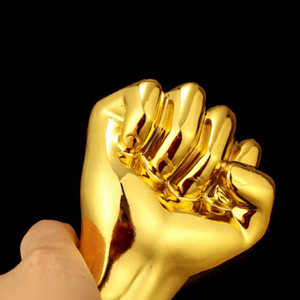 Trophée en cristal noir en gros, récompense en cristal plaqué or, trophée en résine pour grands souvenirs - Product Image 4