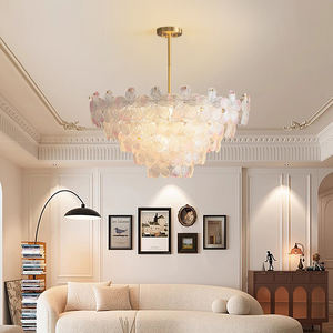 โคมไฟระย้าแก้วรูปดอกไม้สำหรับตกแต่งงานแต่งงาน - Product Image 3