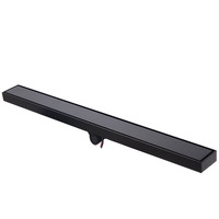 Drain de douche linéaire en acier inoxydable anti-odeur, sur mesure OEM, avec insert pour carrelage