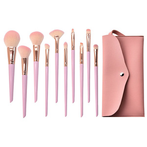 Juego <span class=keywords><strong>de</strong></span> brochas <span class=keywords><strong>de</strong></span> maquillaje <span class=keywords><strong>de</strong></span> pelo <span class=keywords><strong>de</strong></span> nailon <span class=keywords><strong>de</strong></span> gama alta <span class=keywords><strong>de</strong></span> 10 Uds., brochas cosméticas personalizadas con mango rosa <span class=keywords><strong>de</strong></span> primera calidad profesional <span class=keywords><strong>de</strong></span> la <span class=keywords><strong>mejor</strong></span> calidad al por mayor - Product Image 1