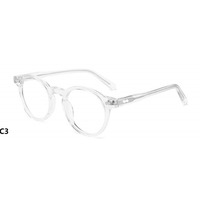 Montures de lunettes vintage classiques lunettes de marque lunettes rondes en acétate lunettes unisexes