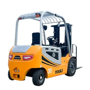 4 Wheel Drive EPA Telescopic Handler With 6M Boom Heave 3ton Load Telescopic Electric Forklift 4WD Telehandler