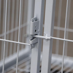 Hochwertige Metall-Kleintier-Sicherheits barriere Faltbarer und zerlegbarer Katzen hunde käfig Moderner Großhandel für Tierhandlungen - Product Image 2