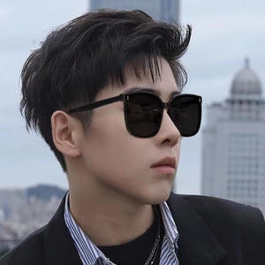 Lunettes de soleil pour hommes, monture noire en PC, lentilles Ac, protection Uv375, type 3, pare-soleil pour la conduite, la pêche, l'utilisation en plein air - Product Image 4