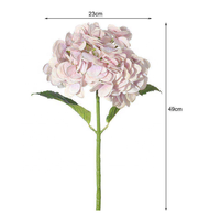 Oh Arts Factory Personnalisation Faux Latex Hortensia Fleurs Real Touch Fleur pour la décoration de la chambre à coucher