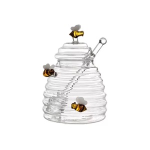 Pot en verre pour le <span class=keywords><strong>miel</strong></span> / Pot de rangement décoratif / Pots en verre pour le stockage - Product Image 1