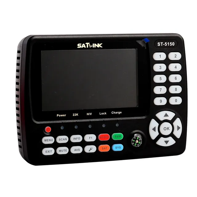 Satellite Finder Meter SATLINK ST5150 Digital DVB-S2/T2/C COMBO HD H265 MPEG4 Support QPSK16APSK ST-5150