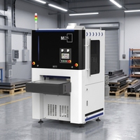 Machine de polissage à brosse rotative automatique contrôlée par PLC certifiée CE SR-TECH pour le meulage de surface des tôles métalliques 20KW