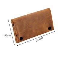 Pochette à tabac personnalisée en cuir véritable imperméable, étui à cigarettes authentique, pochette de voyage durable pour tabac, étuis à fumer