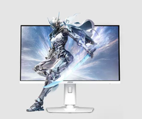 Monitor LCD Gaming MAG274QRFW X32 27-inci 2K 60Hz IPS yang Dapat Diputar dan Tingginya Dapat Disesuaikan, Waktu Respons 1ms, 99% SRGB Putih