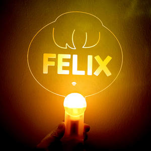 Bâton lumineux acrylique personnalisé clignotant Kpop coréen avec lumière LED pour Straykids, TXT, <span class=keywords><strong>ATEEZ</strong></span>, TREASURE, ENHYPEN, bâton lumineux de concert - Product Image 2