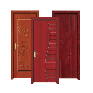 Puertas interiores de madera maciza de diseño moderno con marco de aislamiento acústico Venta directa de fábrica Estándar internacional - Product Image 5